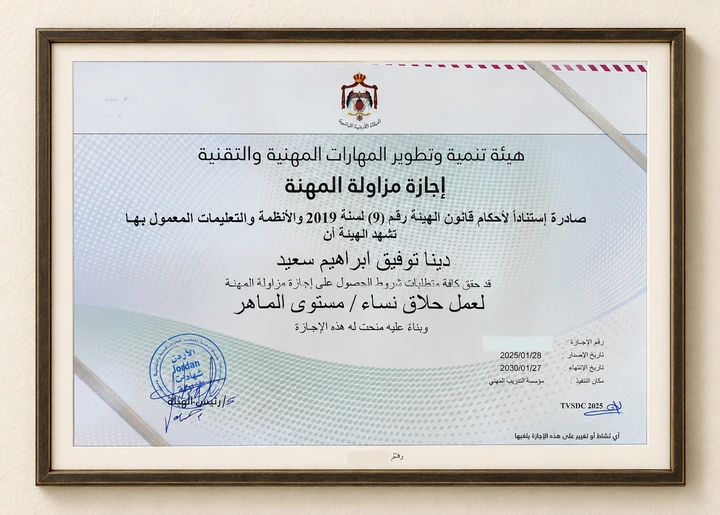 Professional practice licence